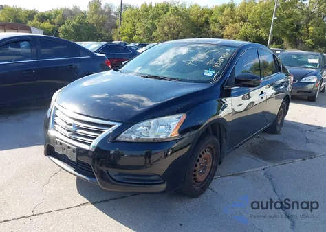 2015 Nissan Sentra Sv из США, поврежденный, VIN 3N1AB7AP6FY296503